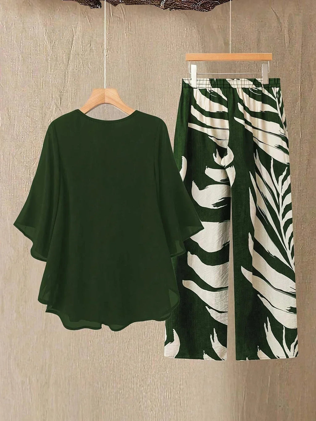 Chill Mode Co-Ord Set Half Sleeve T-shirt & Straight Leg Pant