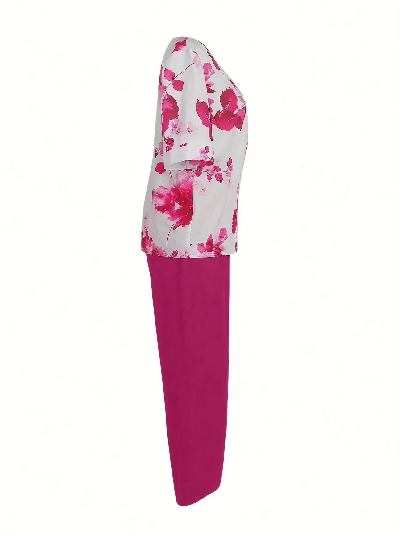 Chill Mode Co-Ord Set Half Sleeve T-shirt & Straight Leg Pant